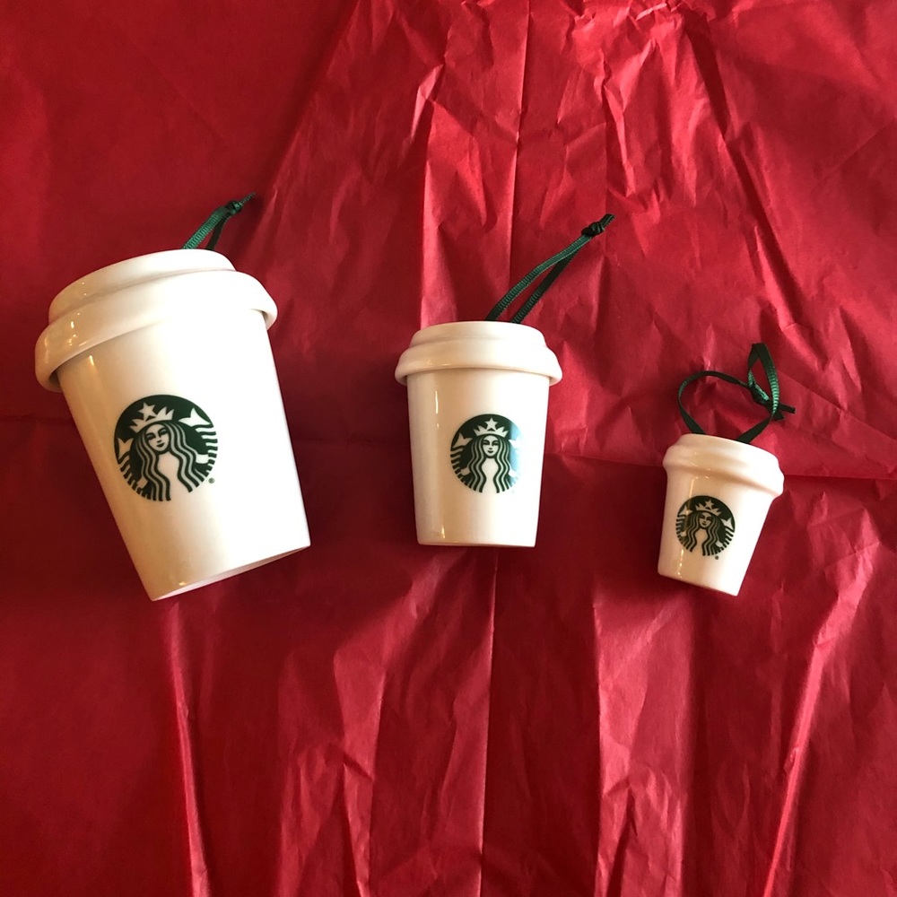 Starbucks Nesting Ceramic Ornaments